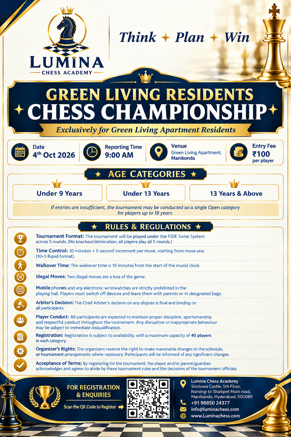 Green Living Residents Chess Championship